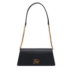 Torebka KARL LAGERFELD. Czarne torebki klasyczne damskie KARL LAGERFELD, bez dodatków. Za 849.99 zł.