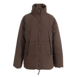 Damska kurtka puchowa Joma. Brązowe kurtki damskie Joma, s, bez wzorów, z materiału, bez kaptura. Za 191.00 zł.
