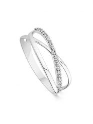 OR Carats Złoty pierścionek z diamentami rozmiar: 52. Szare pierścionki damskie OR Carats, z diamentem, złote. Za 782.99 zł.