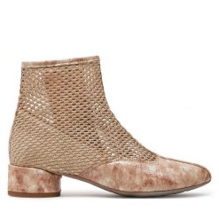 Botki Maciejka. Brązowe botki damskie Maciejka, bez obcasa, na płaskiej podeszwie, bez zapięcia. Za 449.99 zł.