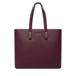 Torebka Nine West. Czerwone shopper bag Nine West, bez wzorów, bez dodatków. Za 249.99 zł.