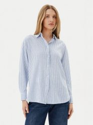 Pepe Jeans Koszula Dream PL305033 Niebieski Loose Fit. Niebieskie koszule damskie Pepe Jeans, m, bez wzorów, z bawełny, bez kołnierzyka, bez ramiączek. Za 199.99 zł.