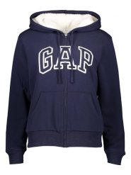 GAP Bluza w kolorze granatowym rozmiar: XL. Niebieskie bluzy damskie GAP, xl, bez wzorów, bez kaptura. Za 174.95 zł.