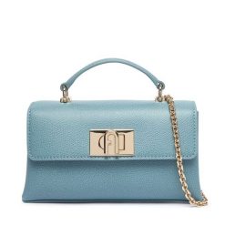 Torebka Furla. Niebieskie torebki wieczorowe damskie Furla, bez wzorów, bez dodatków. Za 1,104.00 zł.