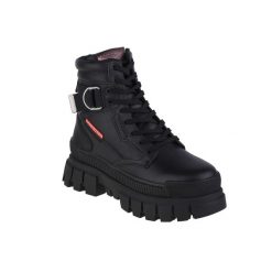 Buty sportowe Sneakersy unisex, Palladium Revolt Sport Ranger. Czarne obuwie sportowe casual damskie Palladium, z gumy, trekkingowe. Za 619.99 zł.