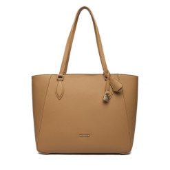 Torebka GINO ROSSI. Brązowe shopper bag Gino Rossi, bez wzorów, bez dodatków. Za 229.99 zł.