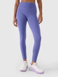 LEGGINSY DAMSKIE 4F DŁUGIE TRENINGOWE SZYBKOSCHNĄCE KOLOR CZARNY. Czarne legginsy damskie 4F, s, bez wzorów, z materiału. Za 119.99 zł.