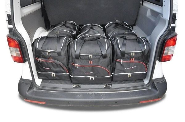 Torby Do Bagażnika Vw Caravella 2009-2015 6Szt Kjust. Czarne torby podróżne KJUST, bez wzorów, z kauczuku. Za 1,857.00 zł.