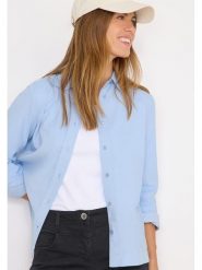 Cecil Koszula w kolorze błękitnym rozmiar: XL. Niebieskie koszule damskie Cecil, xl, bez wzorów, z bawełny, bez kołnierzyka, bez ramiączek. Za 104.89 zł.