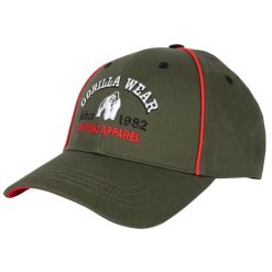 Lugo Czapka - zielony. Zielone czapki damskie GORILLA WEAR, na wiosnę, bez wzorów. Za 145.00 zł.