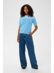 Kaffe Sweter w kolorze błękitno-niebieskim rozmiar: S. Niebieskie swetry klasyczne damskie Kaffe, s, bez kołnierzyka. Za 60.99 zł.