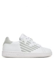 EA7 Emporio Armani Sneakersy 7Y000001 AF10179 MZ065 Biały. Białe buty sportowe chłopięce EA7 Emporio Armani, ze skóry, bez zapięcia. Za 319.99 zł.