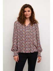 CULTURE Bluzka ze wzorem rozmiar: L. Bluzki damskie Culture, l, bez wzorów, z wiskozy, klasyczne, bez kołnierzyka, bez ramiączek. Za 66.00 zł.