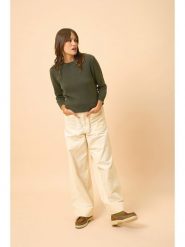 Just Cashmere Kaszmirowy sweter "Janice" w kolorze ciemnozielonym rozmiar: L. Zielone swetry klasyczne damskie Just Cashmere, l, z kaszmiru, bez kołnierzyka. Za 241.56 zł.