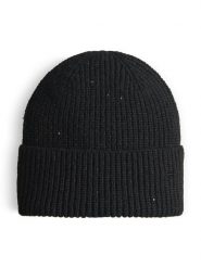 OPUS Czapka "Alunar" w kolorze czarnym rozmiar: onesize. Czarne czapki damskie Opus, bez wzorów, ze skóry. Za 52.99 zł.