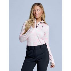Bluza narciarska - Damska - Arty - Powder Rose. Czerwone bluzy damskie POEDERBAAS, na zimę, m, bez wzorów, z elastanu, bez kaptura. W wyprzedaży za 242.82 zł.