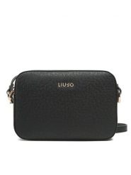 Liu Jo Torebka S Crossbody AXX012 E0087 Czarny. Czarne listonoszki damskie Liu Jo, bez wzorów, ze skóry, bez dodatków. Za 319.99 zł.