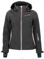 Peak Mountain Kurtka softshellowa "Amaleo" w kolorze czarnym rozmiar: XXL. Czarne kurtki sportowe damskie Peak Mountain, m, bez wzorów, bez kaptura. Za 228.92 zł.