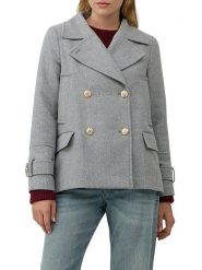 S.Oliver Kurtka przejściowa w kolorze szarym rozmiar: 46. Szare kurtki damskie S.Oliver, s, bez wzorów, bez kaptura. Za 252.99 zł.