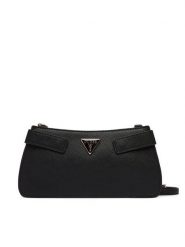 Guess Torebka Serenova Mini HWZG80 91720 Czarny. Czarne listonoszki damskie Guess, z aplikacjami, ze skóry, bez dodatków. Za 549.99 zł.