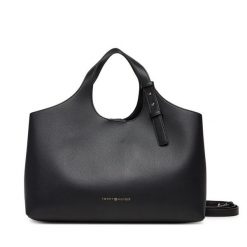 Torebka Tommy Hilfiger. Czarne torebki klasyczne damskie Tommy Hilfiger, bez dodatków. Za 649.99 zł.