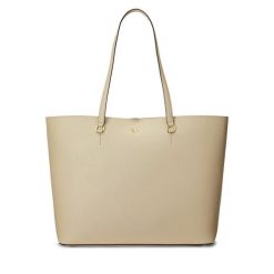 Torebka LAUREN RALPH LAUREN. Brązowe shopper bag Lauren Ralph Lauren, bez wzorów, bez dodatków. Za 1,239.00 zł.