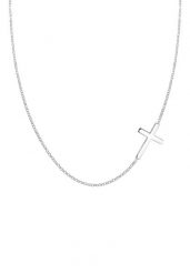 Elli Damski krzyż wisior Religia Basic w pozłacanym srebrze 925 Sterling Silver Naszyjniki 1 ct. Szare naszyjniki damskie Elli, pozłacane. Za 211.64 zł.