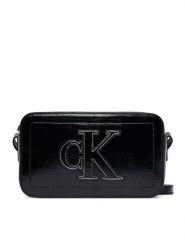 Calvin Klein Torebka Bold Ck Outline Camera Bag LV04F3685G Czarny. Czarne listonoszki damskie Calvin Klein, bez wzorów, ze skóry, bez dodatków. Za 329.99 zł.
