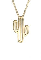 Elli Damski Kaktus Pustynia Boho w srebrze próby 925 Sterling Silver Naszyjniki 1 ct. Szare naszyjniki damskie Elli, srebrne. Za 160.64 zł.