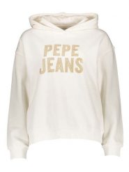 Pepe Jeans Bluza w kolorze kremowym rozmiar: M. Brązowe bluzy damskie Pepe Jeans, m, bez wzorów, z bawełny, z kapturem. Za 210.81 zł.