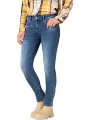 Timezone Dżinsy "Sanya" - Slim fit - w kolorze niebieskim rozmiar: W30/L32. Niebieskie jeansy damskie Timezone. Za 118.56 zł.