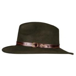 Czapka wełniana zwijana Horka. Brązowe czapki damskie HORKA, bez wzorów, z wełny. Za 281.50 zł.