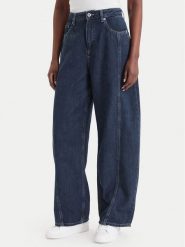 HUGO Jeansy 50567482 Granatowy Boyfriend Fit. Niebieskie jeansy damskie Hugo. Za 549.99 zł.