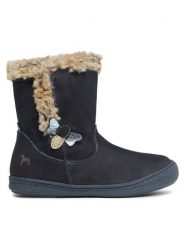Primigi Kozaki 4932922 S Niebieski. Niebieskie kozaki dziewczęce Primigi, bez wzorów, ze skóry, bez obcasa, bez zapięcia. Za 349.99 zł.