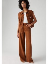 Levi's Dżinsy - Comfort fit - w kolorze brązowym rozmiar: W24/L29. Brązowe jeansy damskie Levi's, z podwyższonym stanem. Za 227.85 zł.