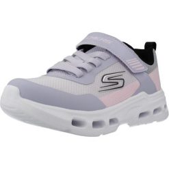 Buty SKECHERS GLIDE STEP DRIFT Fioletowy. Fioletowe obuwie trekkingowe damskie Skechers, z syntetyku, bez zapięcia. Za 216.99 zł.