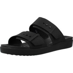 Sandały CROCS 211215C Czarny. Czarne sandały damskie Crocs, bez wzorów, z syntetyku, bez obcasa, bez zapięcia. Za 302.99 zł.
