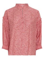 MOSS COPENHAGEN Bluzka w kolorze jasnoróżowym rozmiar: M/L. Różowe bluzki damskie Moss Copenhagen, l, bez wzorów, bez kołnierzyka, bez ramiączek. Za 179.95 zł.