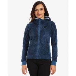 Damska bawełniana bluza z kapturem Kilpi NORKA-W. Niebieskie bluzy damskie Kilpi, l, bez wzorów, z bawełny, z kapturem. Za 298.12 zł.