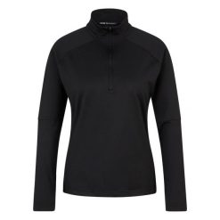 Bluza termoaktywna damska Ziener Jeane. Czarne bluzy damskie Ziener, na zimę, bez wzorów, bez kaptura. Za 213.99 zł.