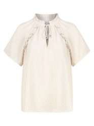 Eight2Nine Bluzka w kolorze kremowym rozmiar: S. Brązowe bluzki damskie Eight2Nine, s, bez wzorów, bez kołnierzyka, bez ramiączek. Za 82.99 zł.