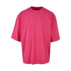 Koszulka Oversize Dla Kobiet. Czerwone bluzki damskie BUILD YOUR BRAND, xl, bez wzorów, bez kołnierzyka, bez ramiączek. Za 89.99 zł.