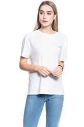 T-SHIRT DAMSKI WRANGLER BOYFRIEND TEE OFF WHITE W7Q2GH737 112132081. Białe t-shirty damskie Wrangler, s, bez wzorów, bez kołnierzyka. Za 69.99 zł.
