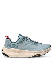 Hoka Trekkingi Transport Gtx 1133958F Niebieski. Niebieskie obuwie trekkingowe damskie HOKA, z materiału, bez zapięcia. Za 649.99 zł.