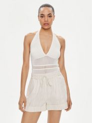 TWINSET Body 241TT3113 Biały Slim Fit. Białe body i gorsety Twinset, bez wzorów, z syntetyku. Za 749.99 zł.