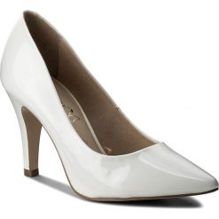 Półbuty CAPRICE - 9-22416-20 White Patent 123. Białe czółenka damskie Caprice, z lakierowanej skóry. W wyprzedaży za 179.00 zł.