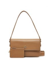 Tommy Hilfiger Torebka Th Distinct Conv Crossover AW0AW17219 Brązowy. Brązowe torebki klasyczne damskie Tommy Hilfiger, ze skóry, bez dodatków. Za 699.99 zł.