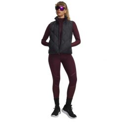 Legginsy treningowe damskie Under Armour CGear Textu fuchsia dusk. Czerwone legginsy damskie Under Armour, s, bez wzorów, z dzianiny. Za 309.55 zł.