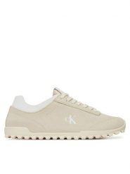 Calvin Klein Jeans Sneakersy Low Profile Runner Mg Sue YW0YW01898 Beżowy. Brązowe obuwie sportowe damskie Calvin Klein Jeans, z jeansu, bez zapięcia. Za 399.99 zł.