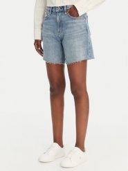 Calvin Klein Jeans Szorty jeansowe LV047F774G Niebieski Regular Fit. Niebieskie szorty damskie Calvin Klein Jeans, bez wzorów, z bawełny. Za 369.99 zł.